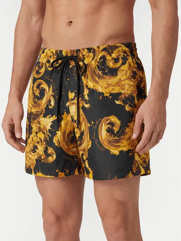 Versace Jeans Versace Jeans Sportske kratke hlače 80GAD11D Crna Regular Fit