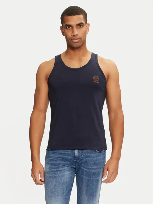 Versace Versace Tank top AUU01012 1A1001 Tamnoplava Regular Fit