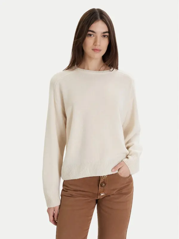 ViCOLO ViCOLO Džemper 77091F Écru Regular Fit