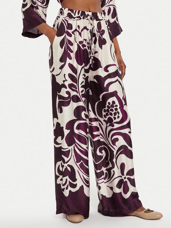 ViCOLO ViCOLO Hlače TB2932 Ljubičasta Relaxed Fit