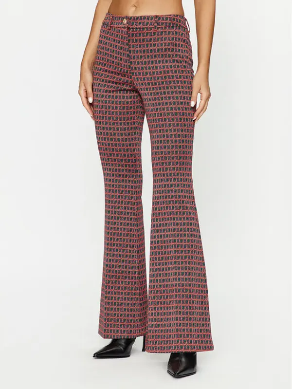 ViCOLO ViCOLO Hlače TR0241 Šarena Regular Fit