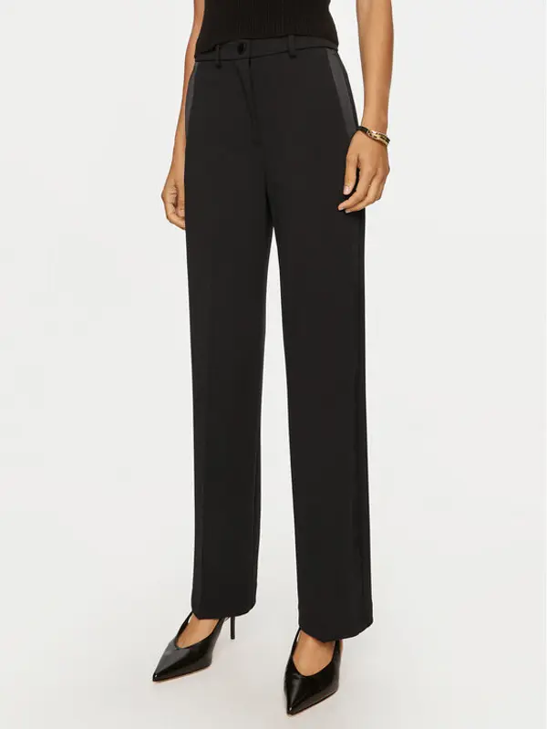ViCOLO ViCOLO Hlače TS0207 Crna Regular Fit