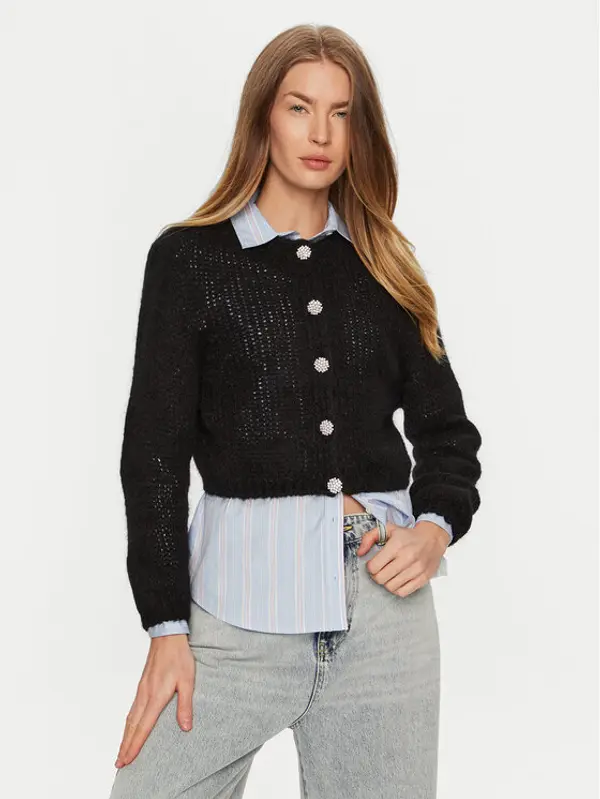 ViCOLO ViCOLO Kardigan 33013S Crna Regular Fit