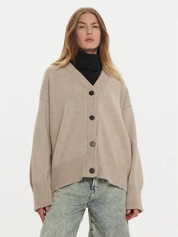 ViCOLO ViCOLO Kardigan 55007S Smeđa Regular Fit