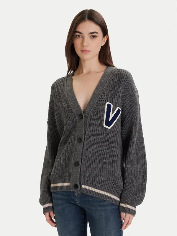 ViCOLO ViCOLO Kardigan 55072F Siva Regular Fit