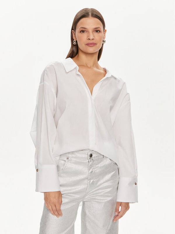 ViCOLO ViCOLO Košulja TB0121 Bijela Relaxed Fit