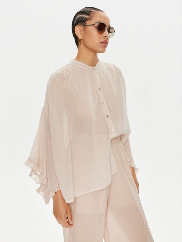 ViCOLO ViCOLO Košulja TB2079 Bež Regular Fit