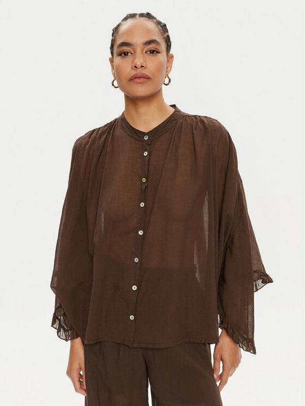 ViCOLO ViCOLO Košulja TB2079 Smeđa Regular Fit