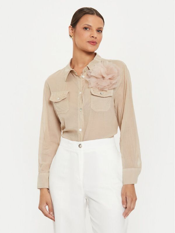 ViCOLO ViCOLO Košulja TB2710 Bež Regular Fit