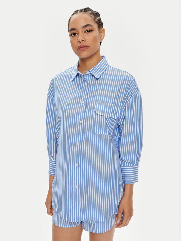 ViCOLO ViCOLO Košulja TB2750 Plava Oversize