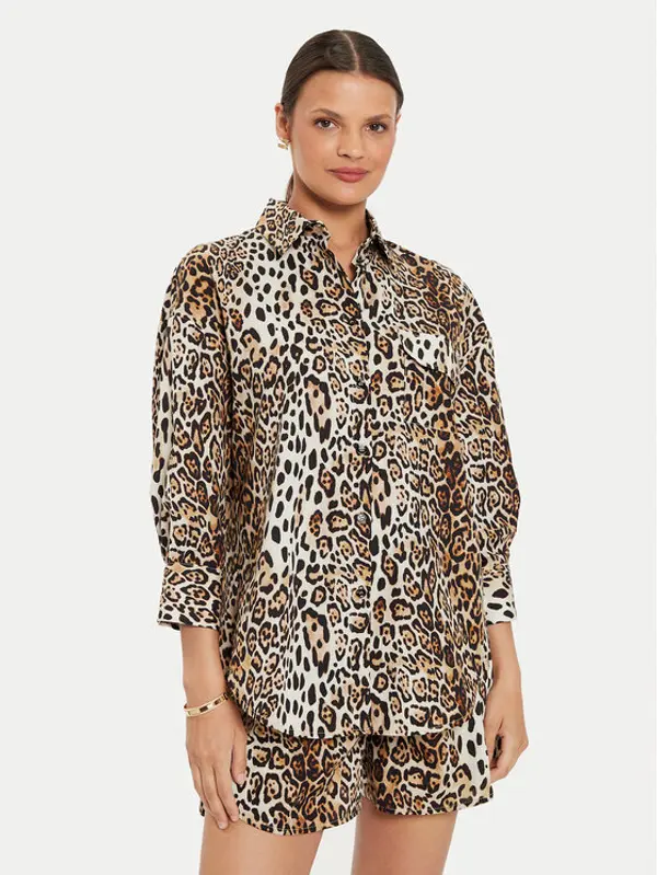 ViCOLO ViCOLO Košulja TB2889 Smeđa Regular Fit