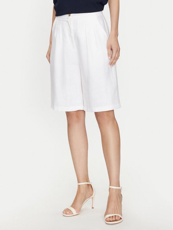 ViCOLO ViCOLO Kratke hlače TB0788 Bijela Relaxed Fit