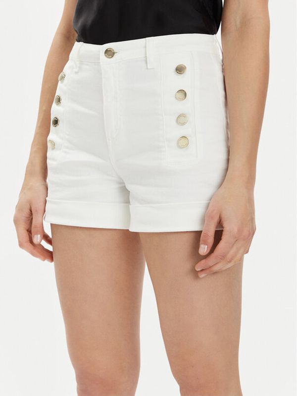 ViCOLO ViCOLO Kratke traperice DB5058 Bijela Slim Fit