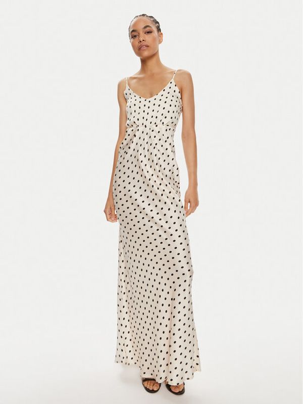 ViCOLO ViCOLO Ljetna haljina TB0444 Bež Regular Fit