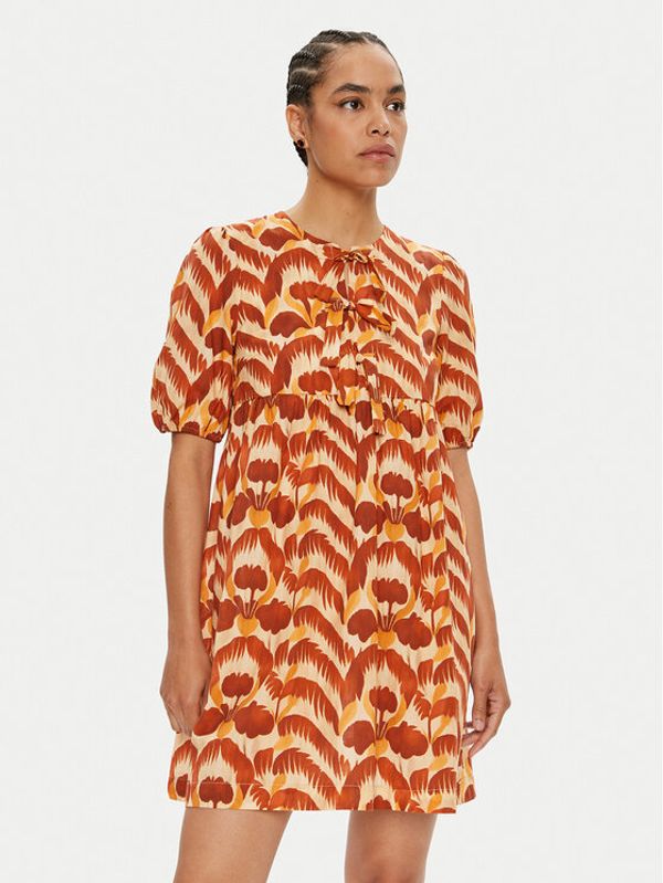 ViCOLO ViCOLO Ljetna haljina TB2447 Narančasta Regular Fit
