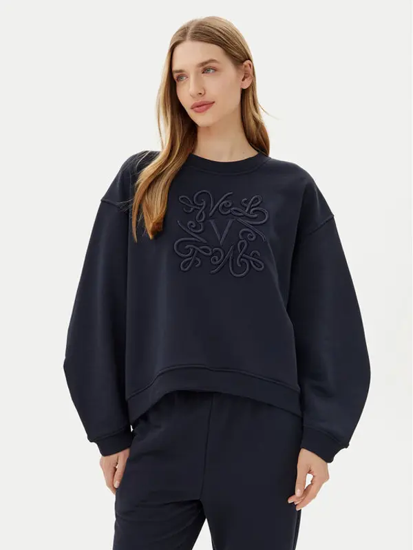 ViCOLO ViCOLO Majica dugih rukava RD0178 Tamnoplava Reglan Fit