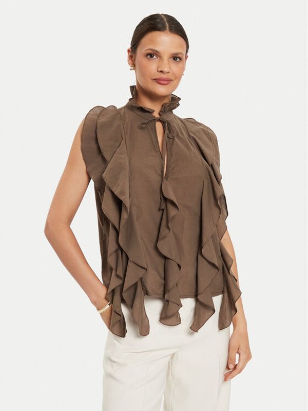 ViCOLO ViCOLO Majica TB2554 Kaki Regular Fit