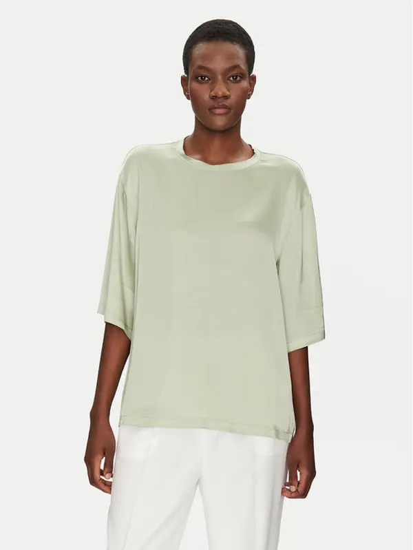 ViCOLO ViCOLO Majica TD0013 Zelena Relaxed Fit
