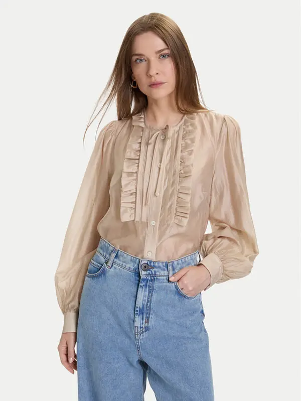 ViCOLO ViCOLO Majica TF0256 Bež Regular Fit