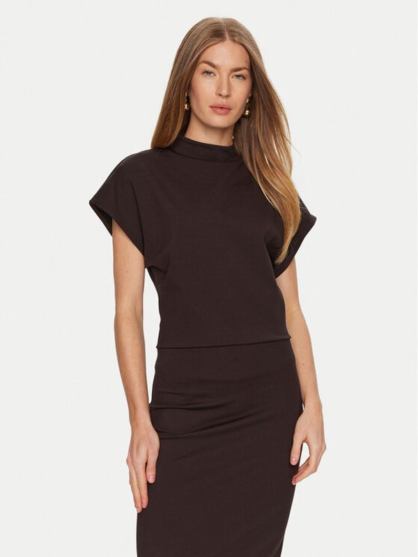 ViCOLO ViCOLO Majica TS0495 Smeđa Regular Fit