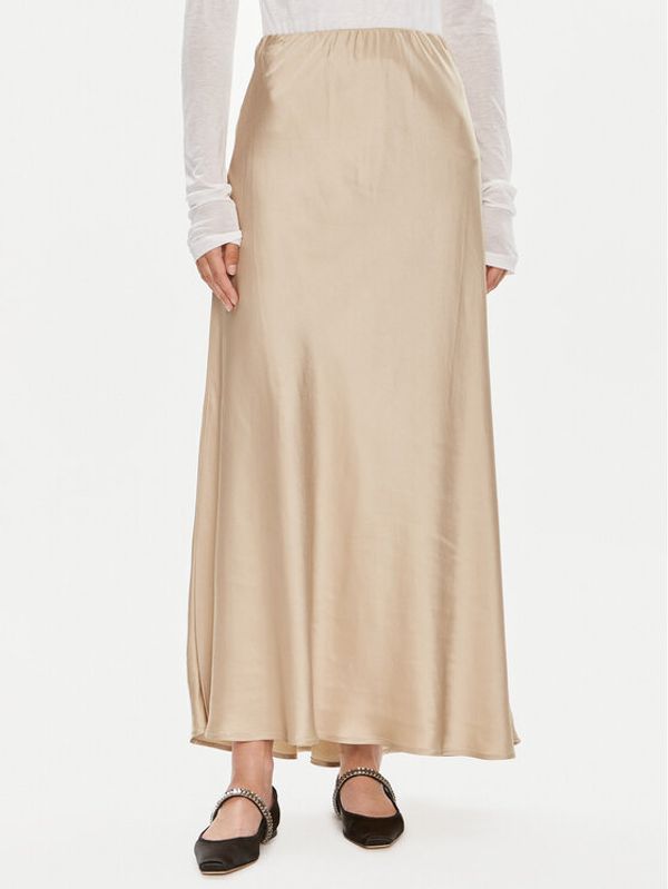 ViCOLO ViCOLO Maxi suknja TB0342 Bež Regular Fit