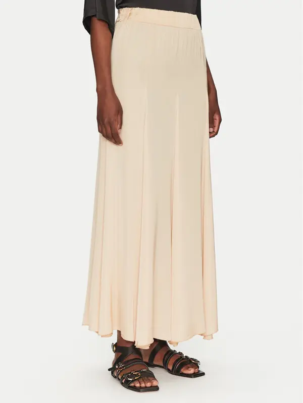 ViCOLO ViCOLO Maxi suknja TD0004 Bež Regular Fit