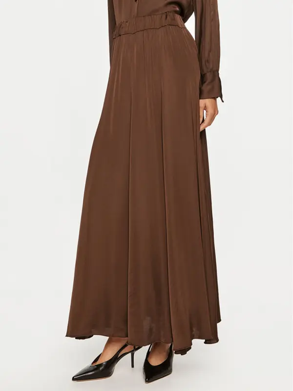 ViCOLO ViCOLO Maxi suknja TS0191 Smeđa Regular Fit