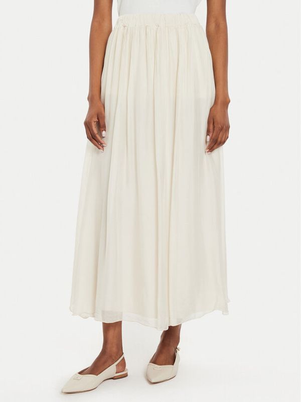ViCOLO ViCOLO Midi suknja Gonna TB2103 Écru Regular Fit