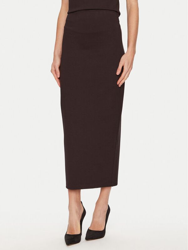 ViCOLO ViCOLO Midi suknja TS0133 Crna Regular Fit