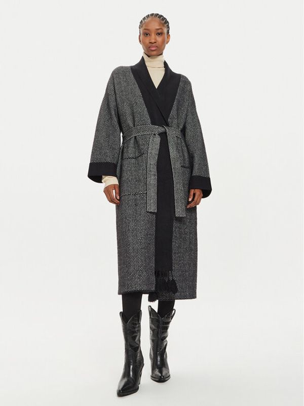 ViCOLO ViCOLO Prijelazni kaput 22007S Crna Regular Fit