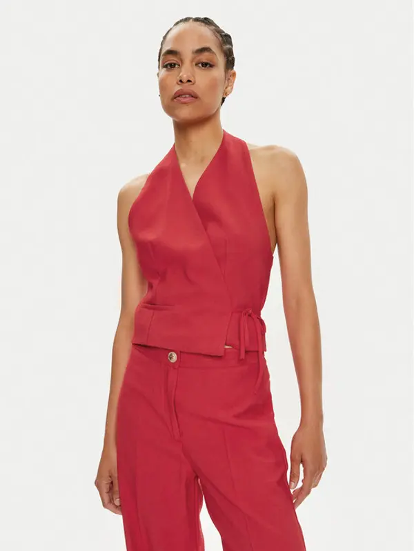 ViCOLO ViCOLO Prsluk TB1429 Crvena Regular Fit