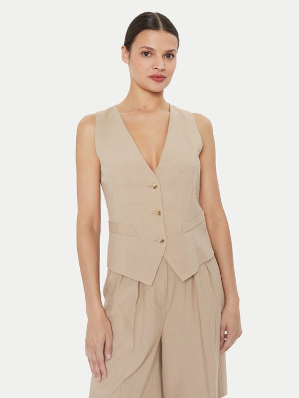 ViCOLO ViCOLO Prsluk TB1569 Bež Regular Fit