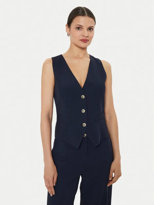 ViCOLO ViCOLO Prsluk TB1569 Tamnoplava Regular Fit