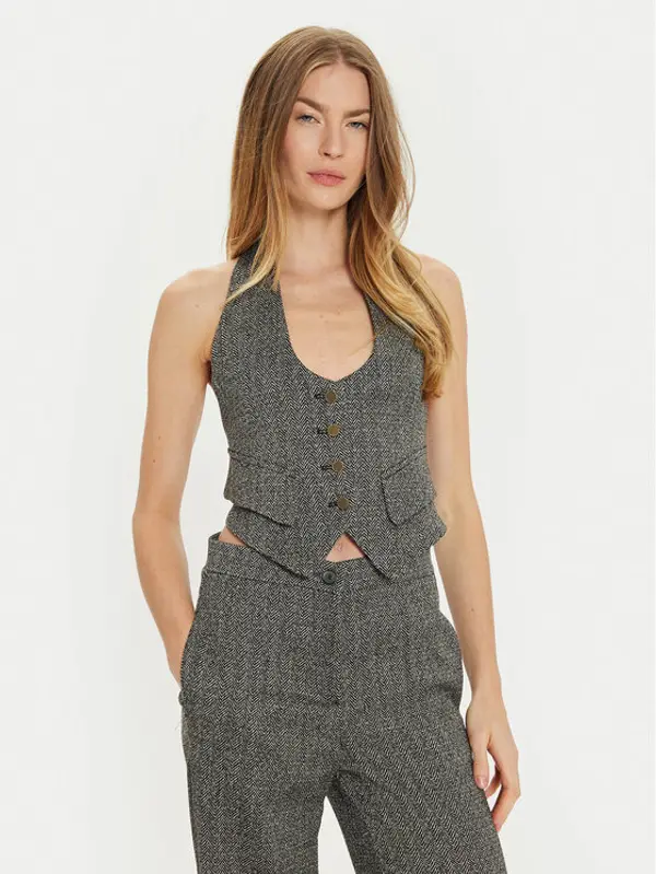 ViCOLO ViCOLO Prsluk TS0510 Siva Regular Fit