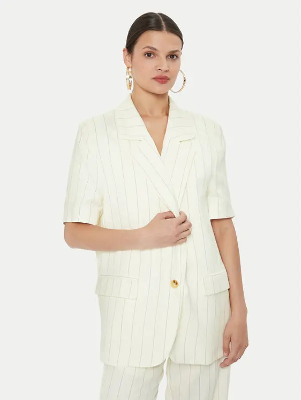 ViCOLO ViCOLO Sakoi TB2699 Écru Regular Fit