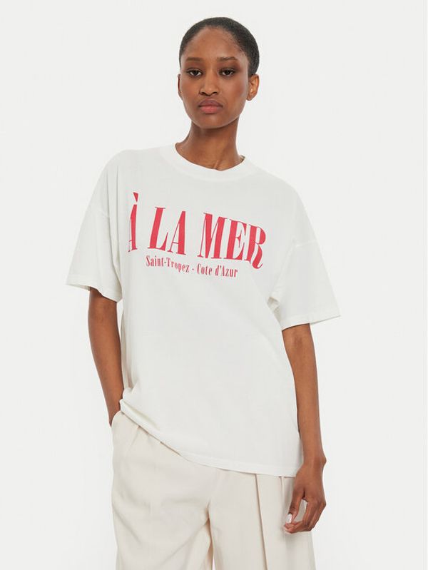 ViCOLO ViCOLO T-shirt RB0083 Écru Regular Fit