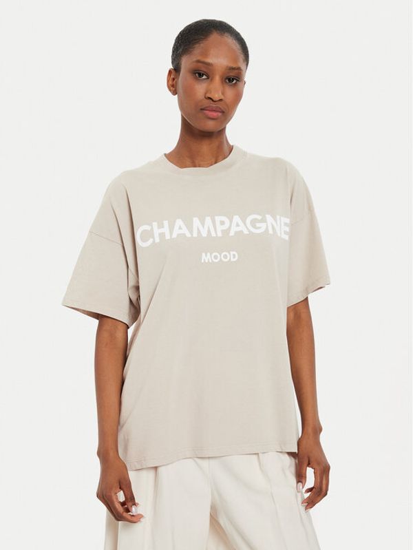 ViCOLO ViCOLO T-shirt RB0399 Bež Regular Fit