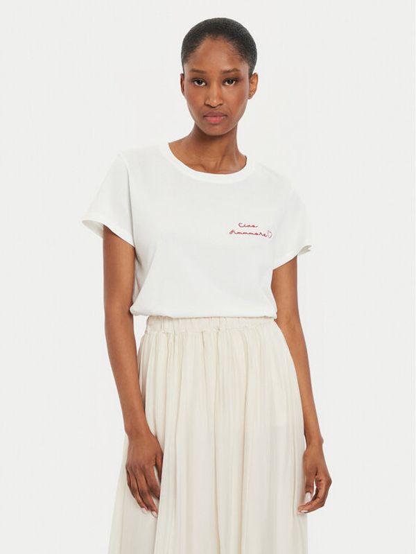 ViCOLO ViCOLO T-shirt RB0673 Écru Regular Fit