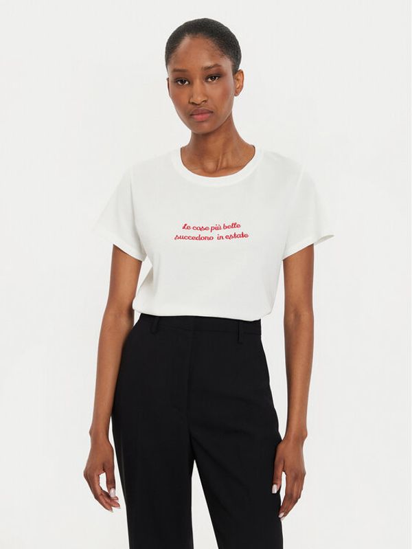 ViCOLO ViCOLO T-shirt RB0897 Écru Regular Fit