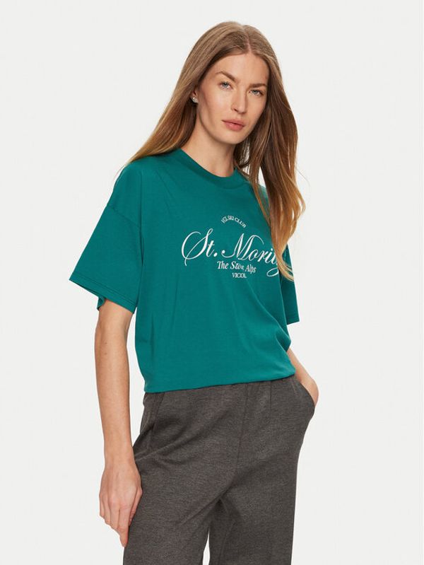 ViCOLO ViCOLO T-shirt RS0053 Zelena Regular Fit