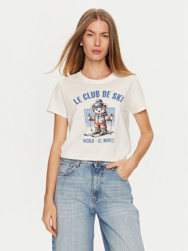 ViCOLO ViCOLO T-shirt RS0055 Bijela Regular Fit