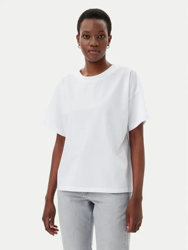 ViCOLO ViCOLO T-shirt UD0005 Bijela Relaxed Fit