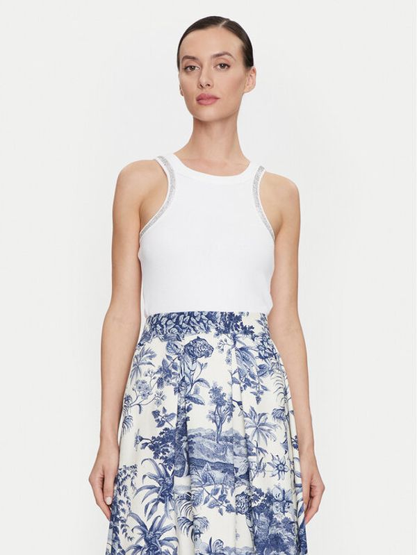 ViCOLO ViCOLO Top RB0244 Bijela Regular Fit