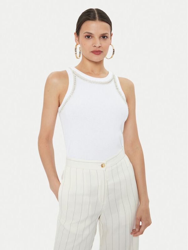 ViCOLO ViCOLO Top RB0606 Bijela Slim Fit