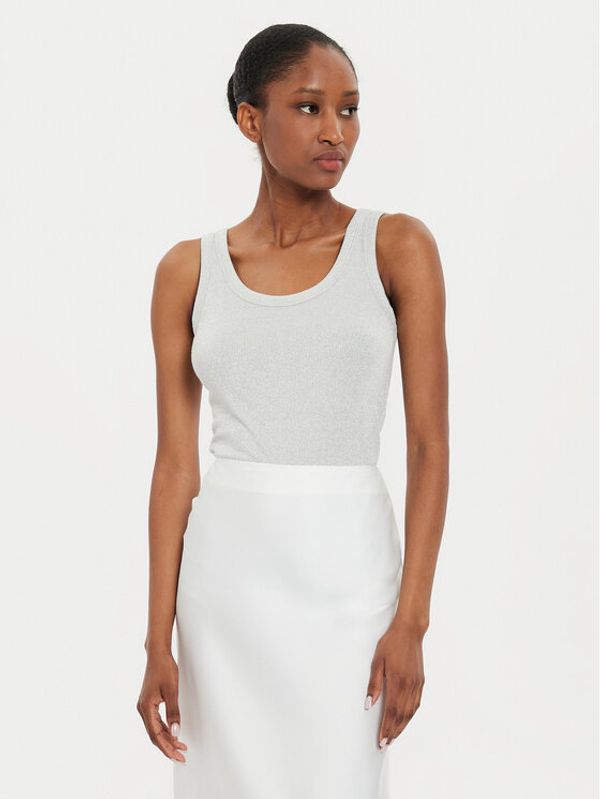 ViCOLO ViCOLO Top UB0009 Srebrna Regular Fit