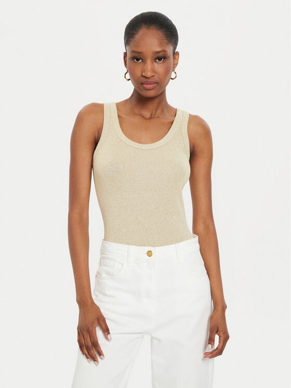ViCOLO ViCOLO Top UB0009 Zlatna Regular Fit