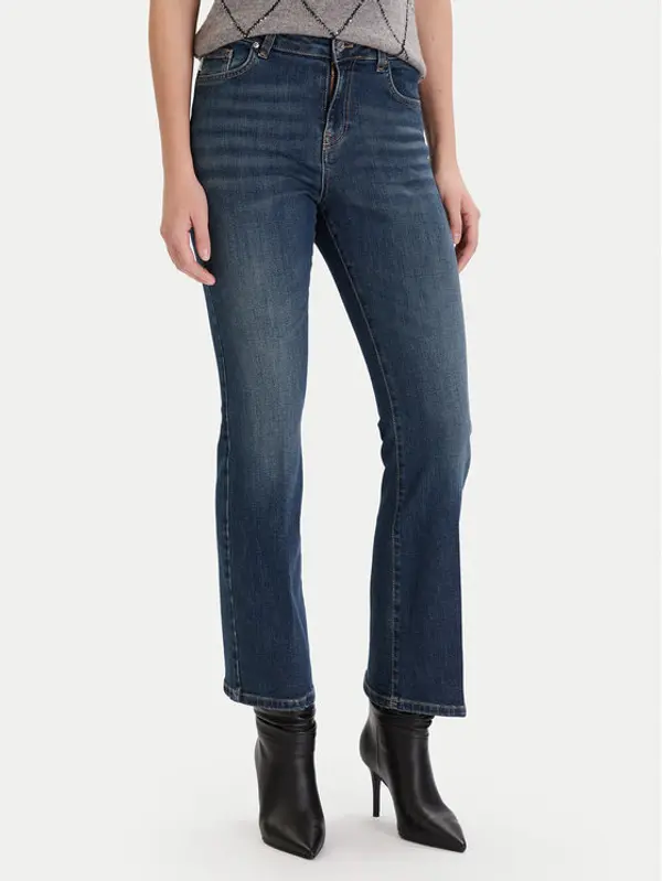 ViCOLO ViCOLO Traperice DF5102 Plava Bootcut Fit