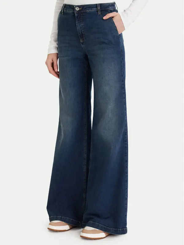 ViCOLO ViCOLO Traperice DF5103 Plava Wide Leg