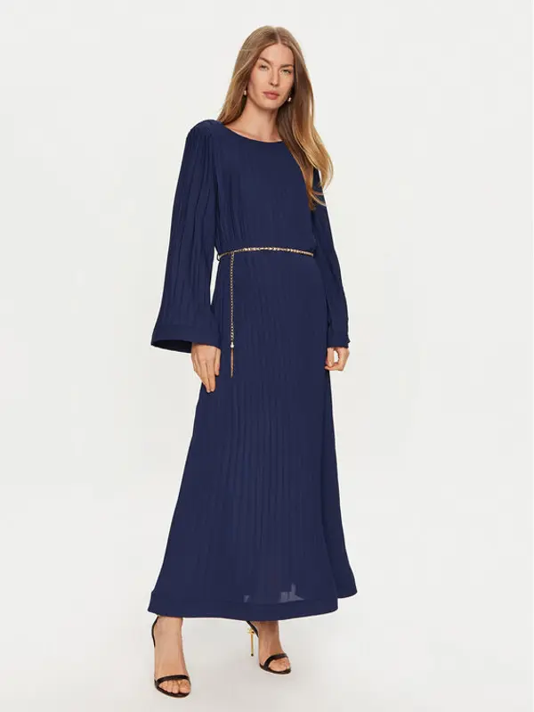 ViCOLO ViCOLO Večernja haljina TS0396 Tamnoplava Regular Fit