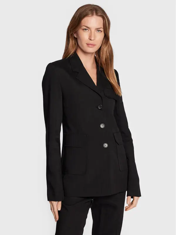 Victoria Victoria Beckham Victoria Victoria Beckham Sakoi 1322WJK003381B Crna Regular Fit